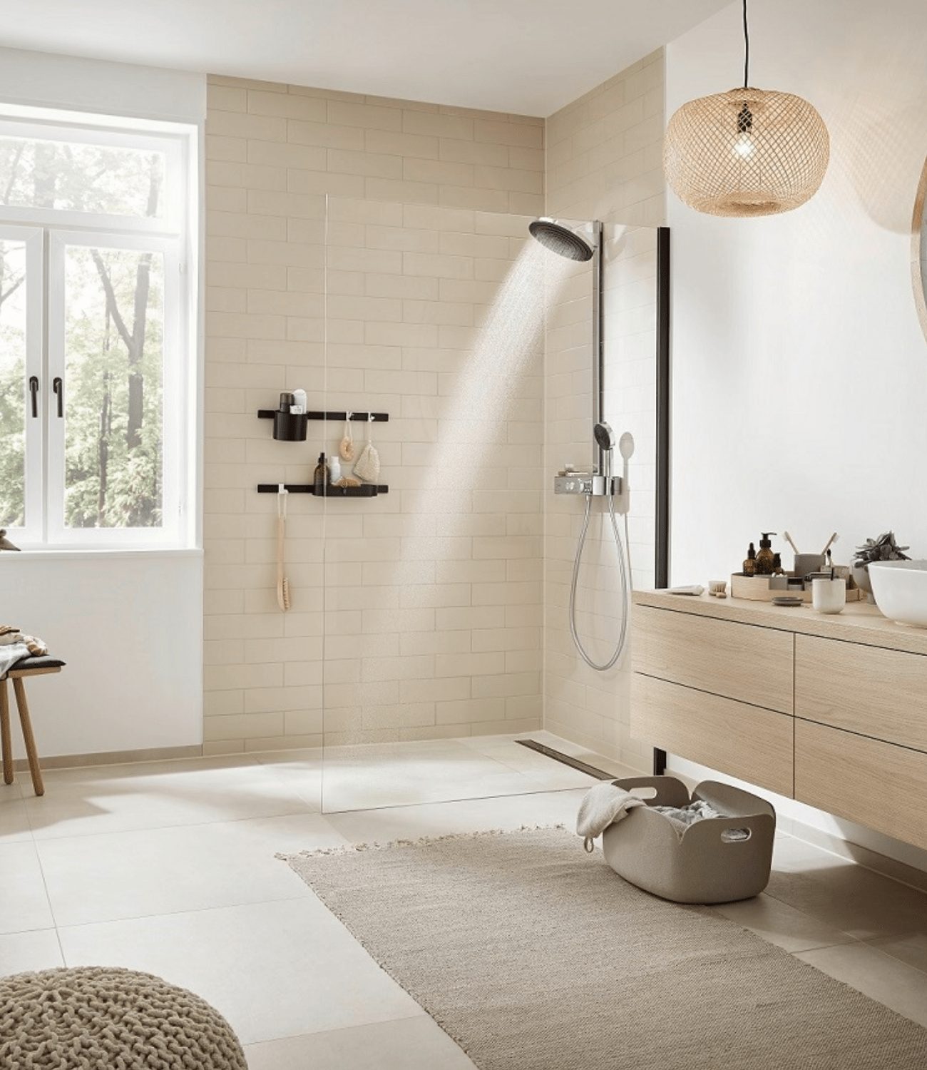 Stylish and timeless shower sets at Kimo Home.