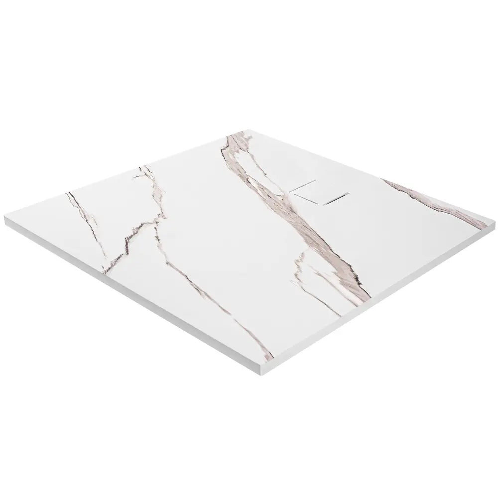 Shower Tray White Marble - Premium Showers from Kimo Group - Just GH₵1650! Shop now at Kimo Group