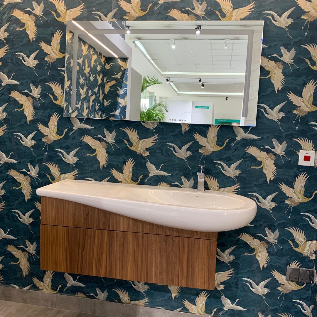 Alessi Vanity Cabinet Noce - Premium Furniture & Mirrors from Laufen - Just GH₵27995! Shop now at Kimo Group