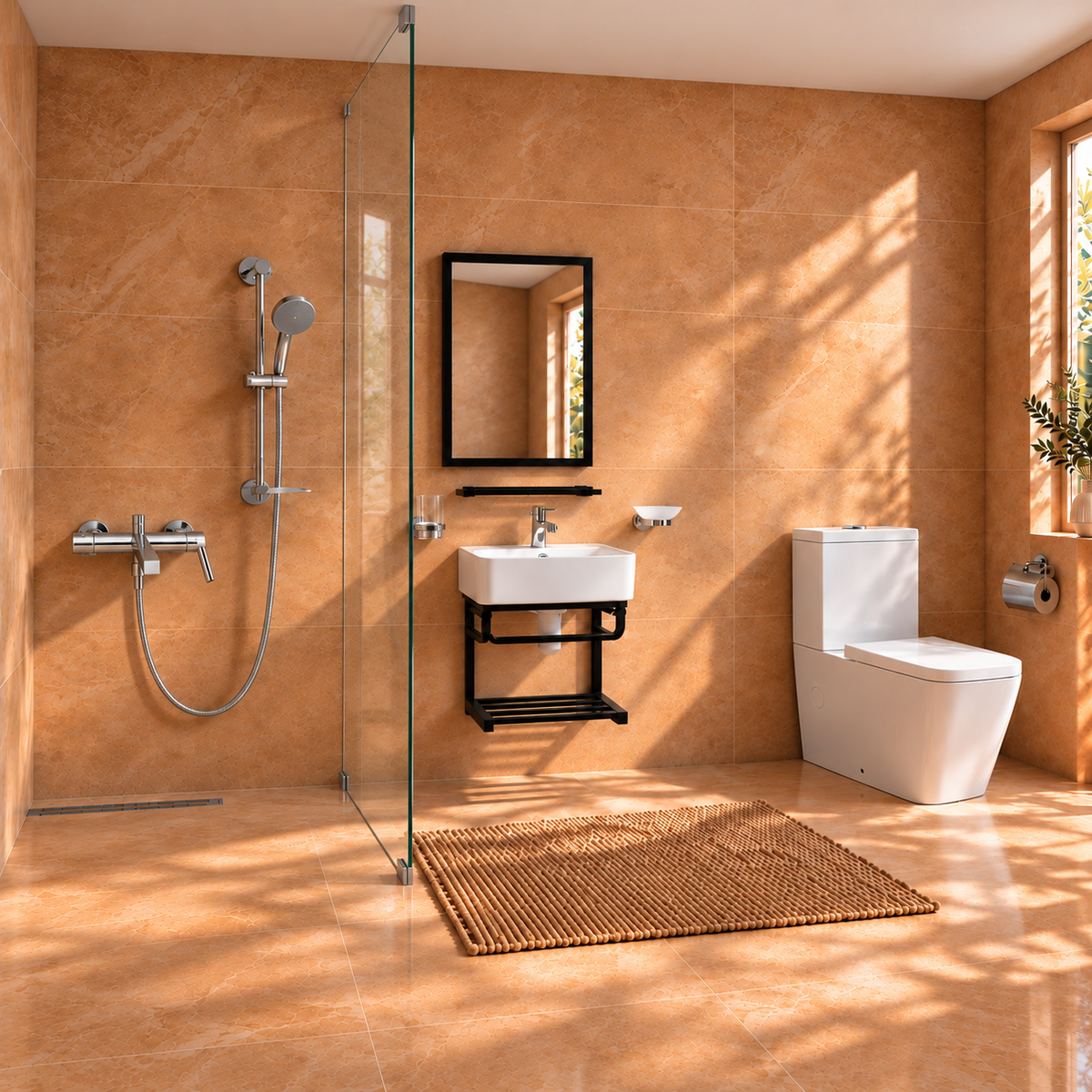 Complete Bathroom Set - Premium combo set from Groove - Just GH₵5690! Shop now at Kimo Group