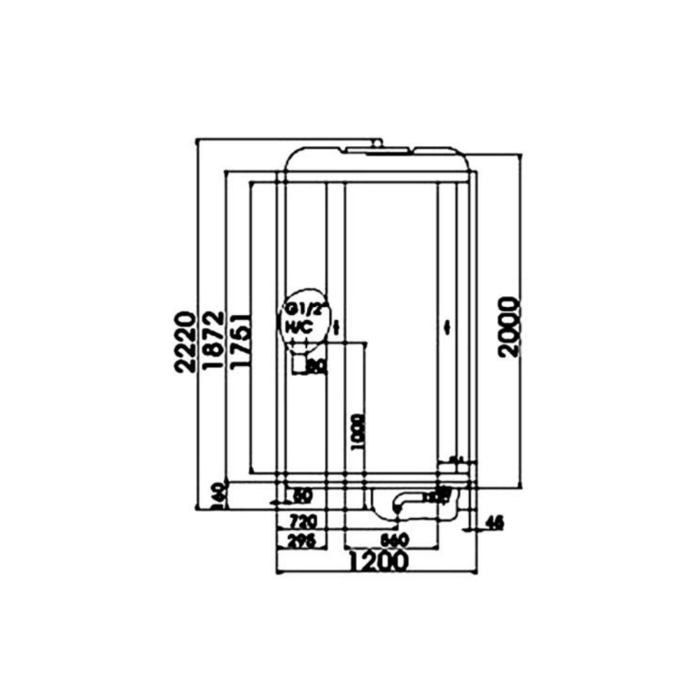 Hydro Shower F130 - Premium Steam & Hydro Showers from CRW - Just GH₵27570! Shop now at Kimo Group