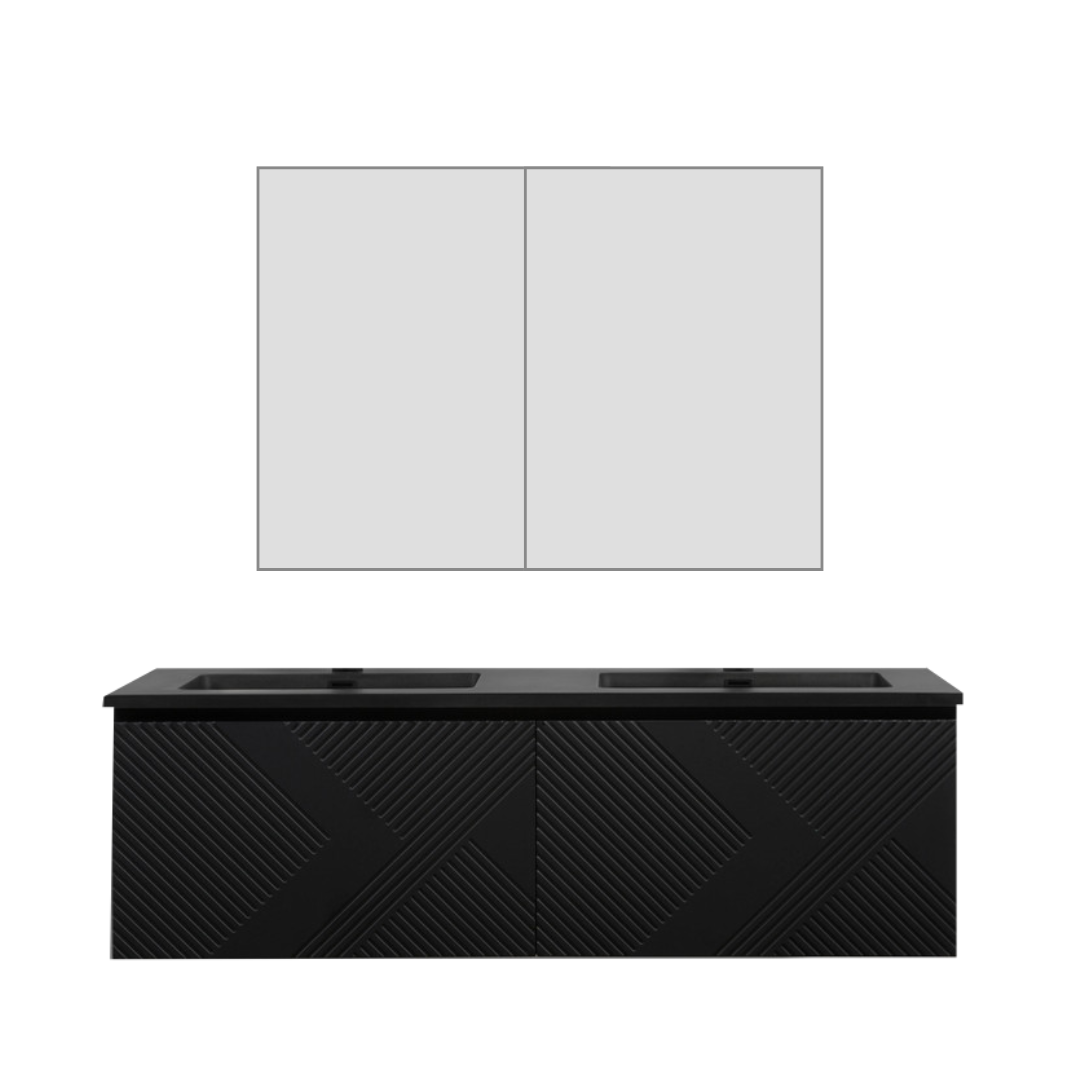 Moore Vanity Cabinet with Mirror cabinet - Premium Furniture & Mirrors from Tona - Just GH₵13800! Shop now at Kimo Group