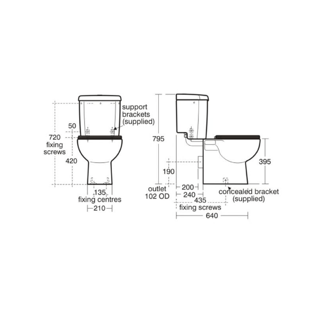 Ideal Standard Space WC - Premium Toilets from Ideal Standard - Just GH₵2246.25! Shop now at Kimo Group