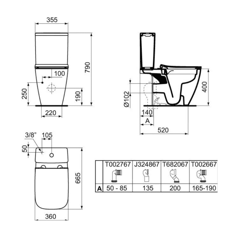 Ideal Standard I. Life S WC - Premium Toilets from Ideal Standard - Just GH₵5950! Shop now at Kimo Group