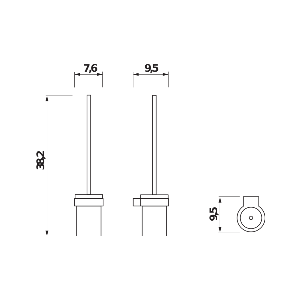 Jika Pure Toilet Brush Set - Premium Accessories from Jika - Just GH₵380! Shop now at Kimo Group