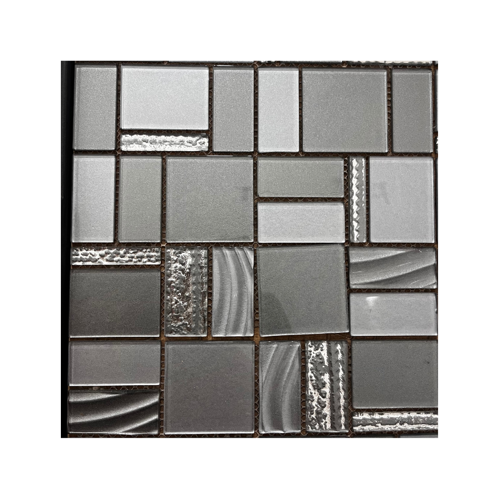 Grey Lux Mosaic Tile - Premium Tiles from Kimo Group - Just GH₵99! Shop now at Kimo Group