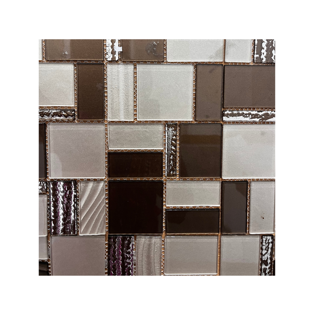 Brown Lux Mosaic Tile - Premium Tiles from Kimo Group - Just GH₵99! Shop now at Kimo Group
