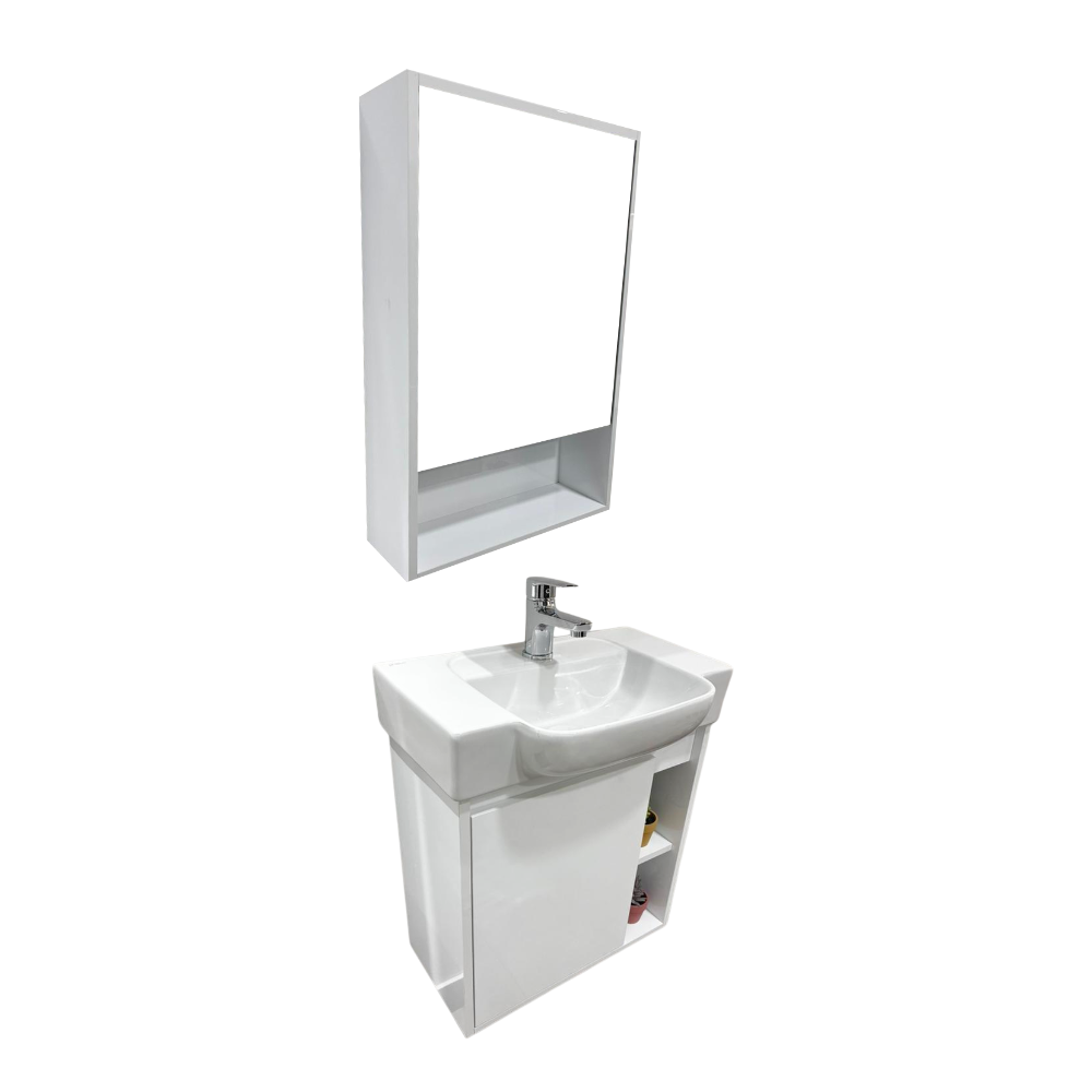 Sandy Vanity 50cm with Cabinet Mirror - Premium Furniture & Mirrors from Groove - Just GH₵2950! Shop now at Kimo Group
