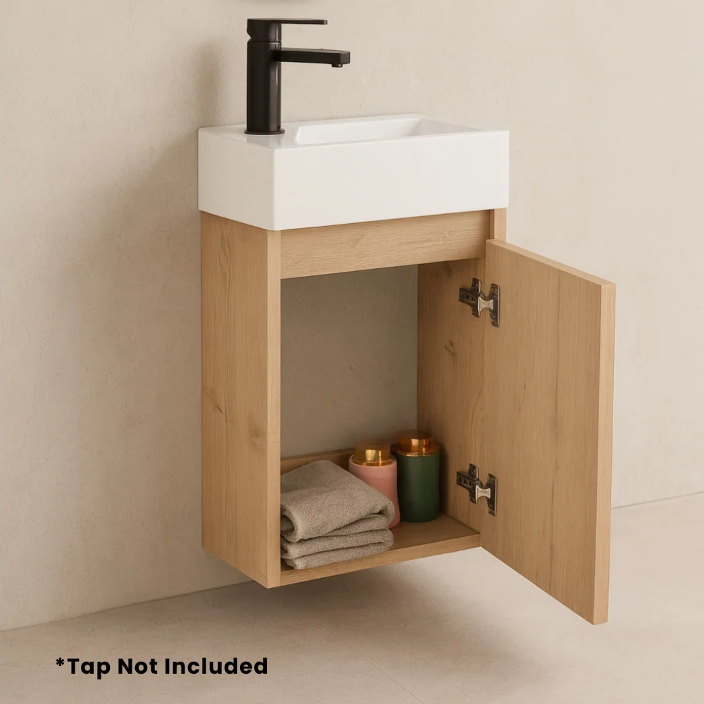 Angela Vanity 40cm Oak - Premium Furniture & Mirrors from Kimo Group - Just GH₵1950! Shop now at Kimo Group