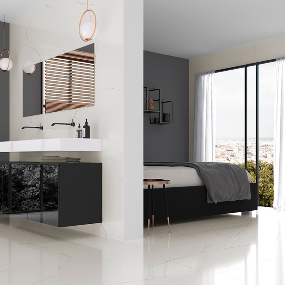 Marmo Perla 60x60 - Polished - Premium Tiles from Kimo Group - Just GH₵200! Shop now at Kimo Group