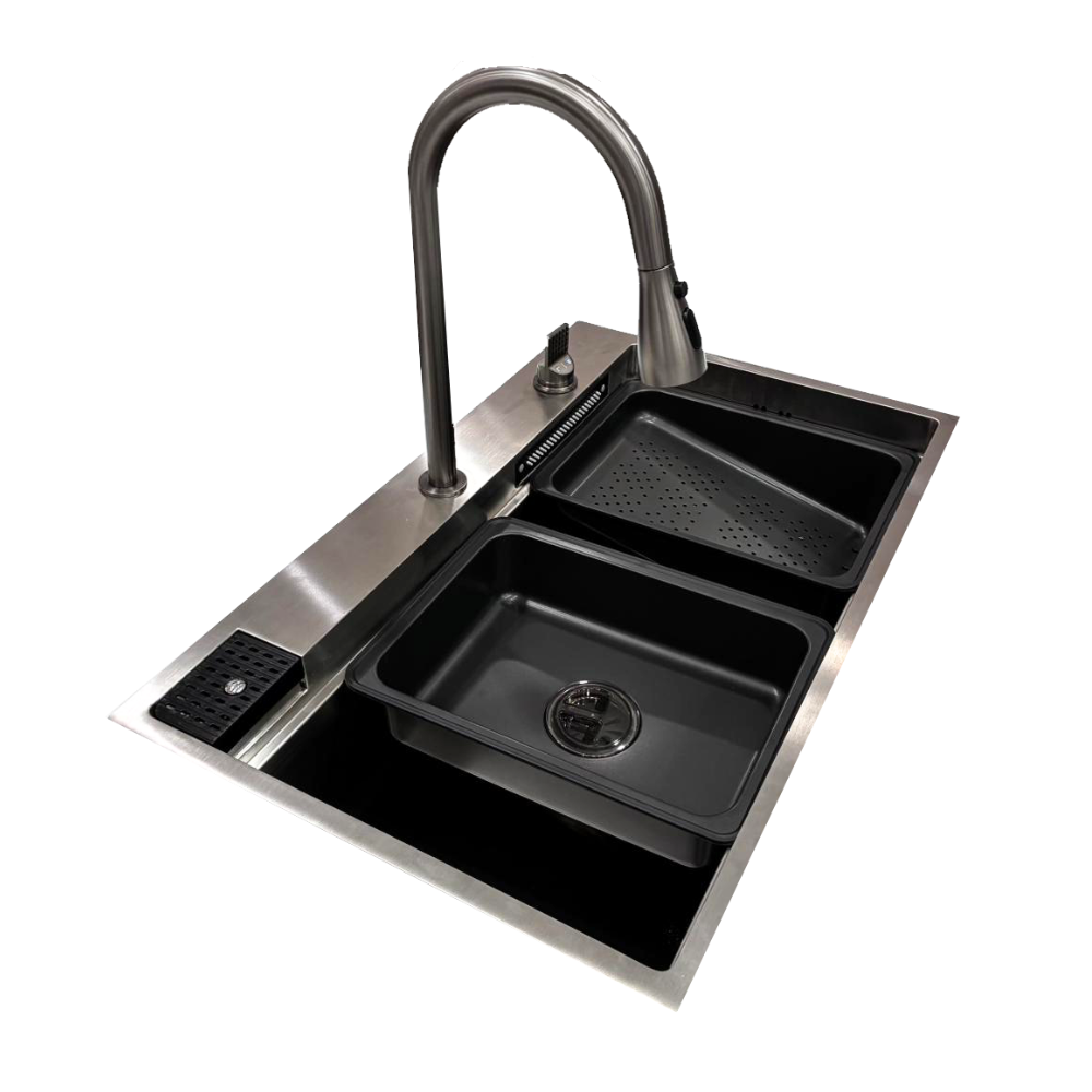 Kitchen Sink Brushed Silver 304 - Premium Kitchen from Kimo Group - Just GH₵3450! Shop now at Kimo Group