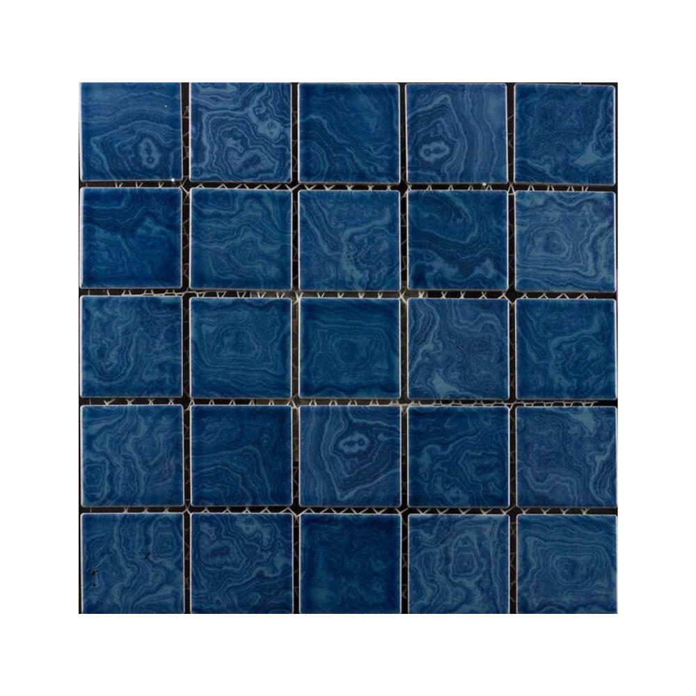 Patterned Blue Mosaic Tile - Premium Tiles from Kimo Group - Just GH₵92! Shop now at Kimo Group