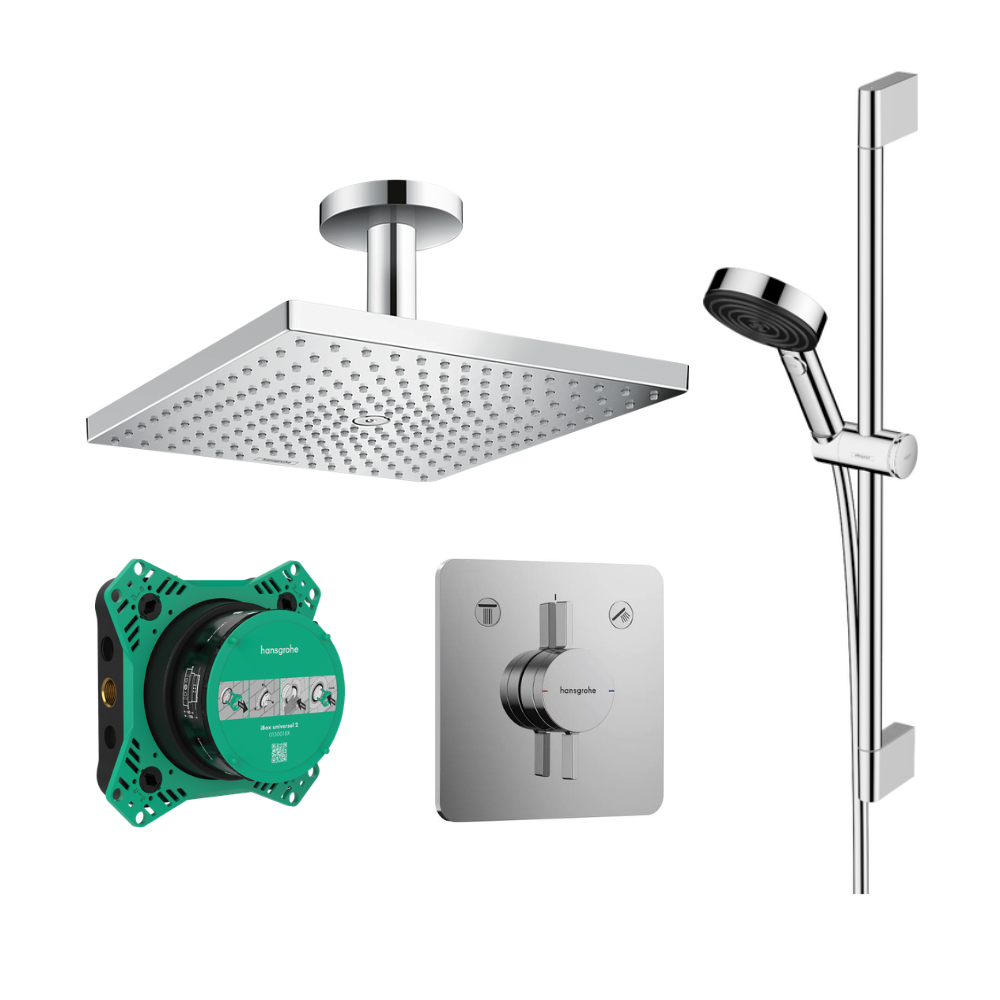Raindance X Pulsify Concealed Shower Combo - Premium Showers from Hansgrohe - Just GH₵9350! Shop now at Kimo Group