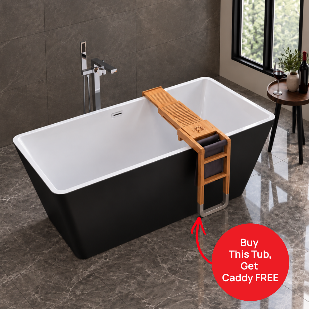 Harmony T Bathtub Black And White - Premium Baths from Tona - Just GH₵9500! Shop now at Kimo Group