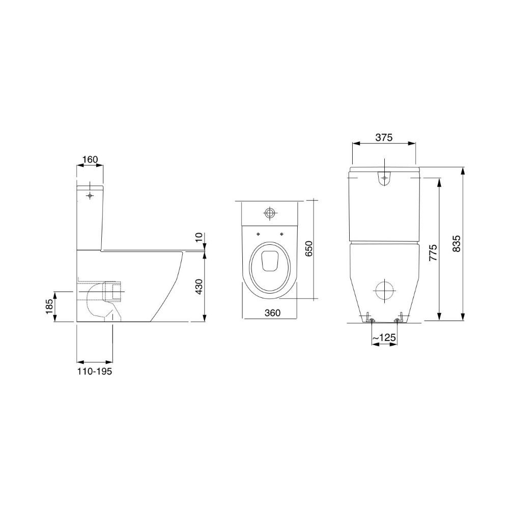 Pro A Floor Standing WC - Premium Toilets from Laufen - Just GH₵6160! Shop now at Kimo Group