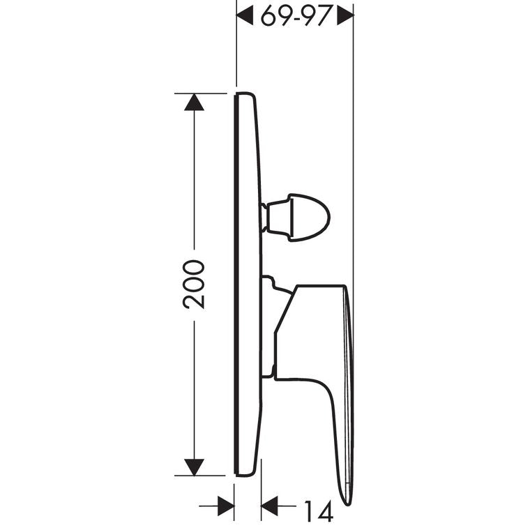 MySport Concealed Bath Mixer - Premium Showers from Hansgrohe - Just GH₵1700! Shop now at Kimo Group