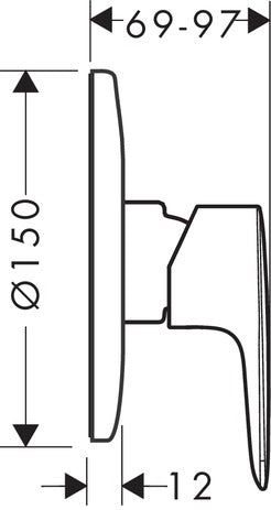 MySport Concealed Shower Mixer - Premium Showers from Hansgrohe - Just GH₵1350! Shop now at Kimo Group