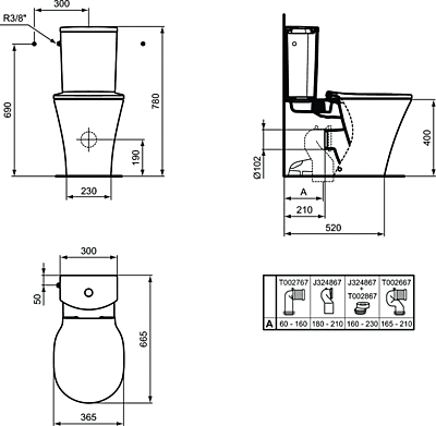 Ideal Standard Connect Air WC - Premium Toilets from Ideal Standard - Just GH₵8075! Shop now at Kimo Group