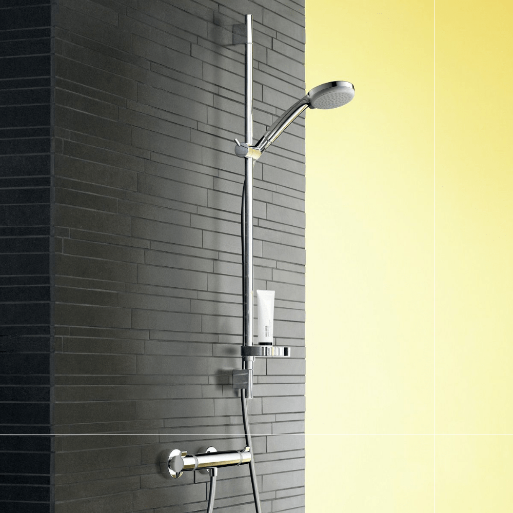 Croma 100 Vario Shower Set with Soap Dish - Premium Showers from Hansgrohe - Just GH₵1000! Shop now at Kimo Group