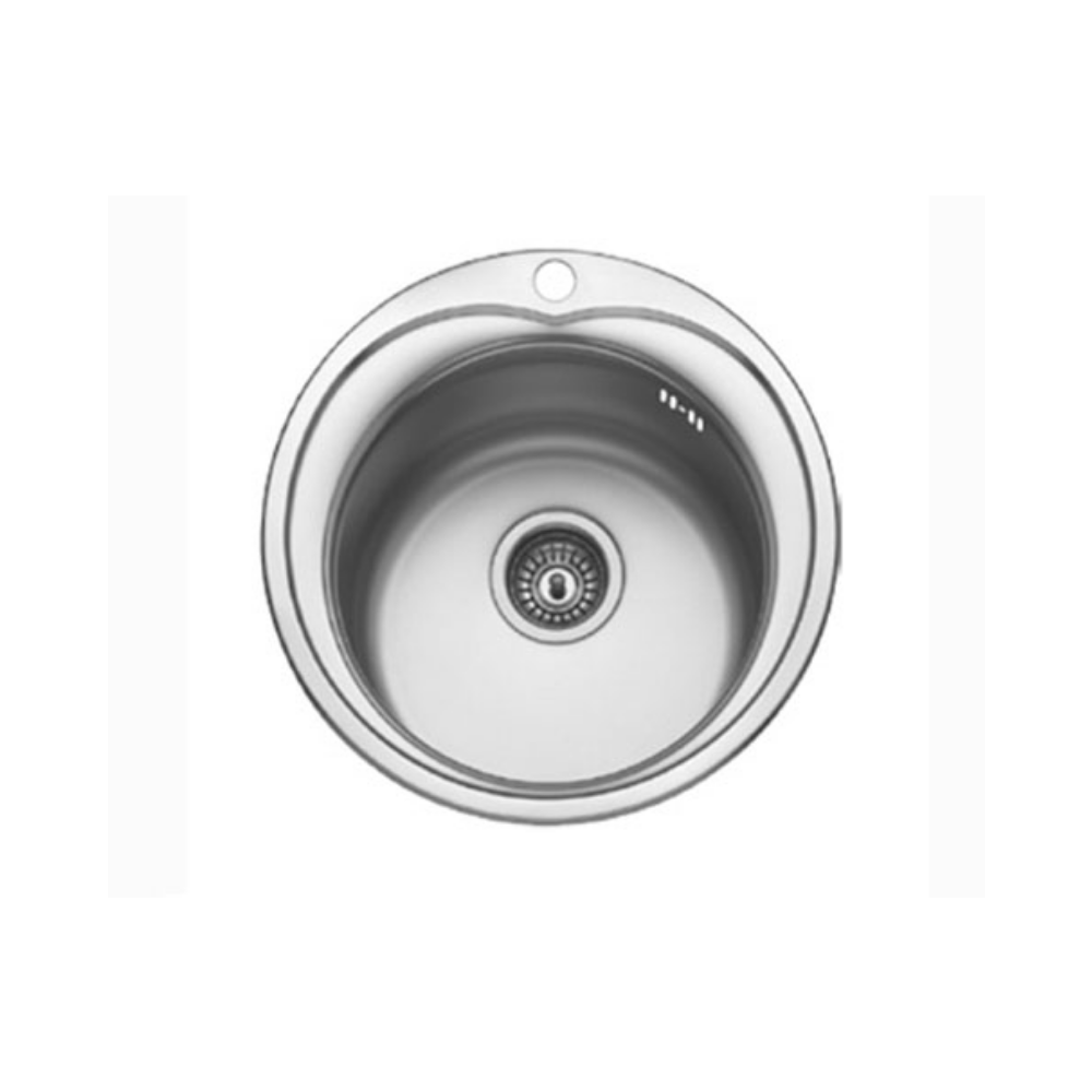 Inset Kitchen Sink Round Bowl - Premium Kitchen from Ctesi - Just GH₵395! Shop now at Kimo Group