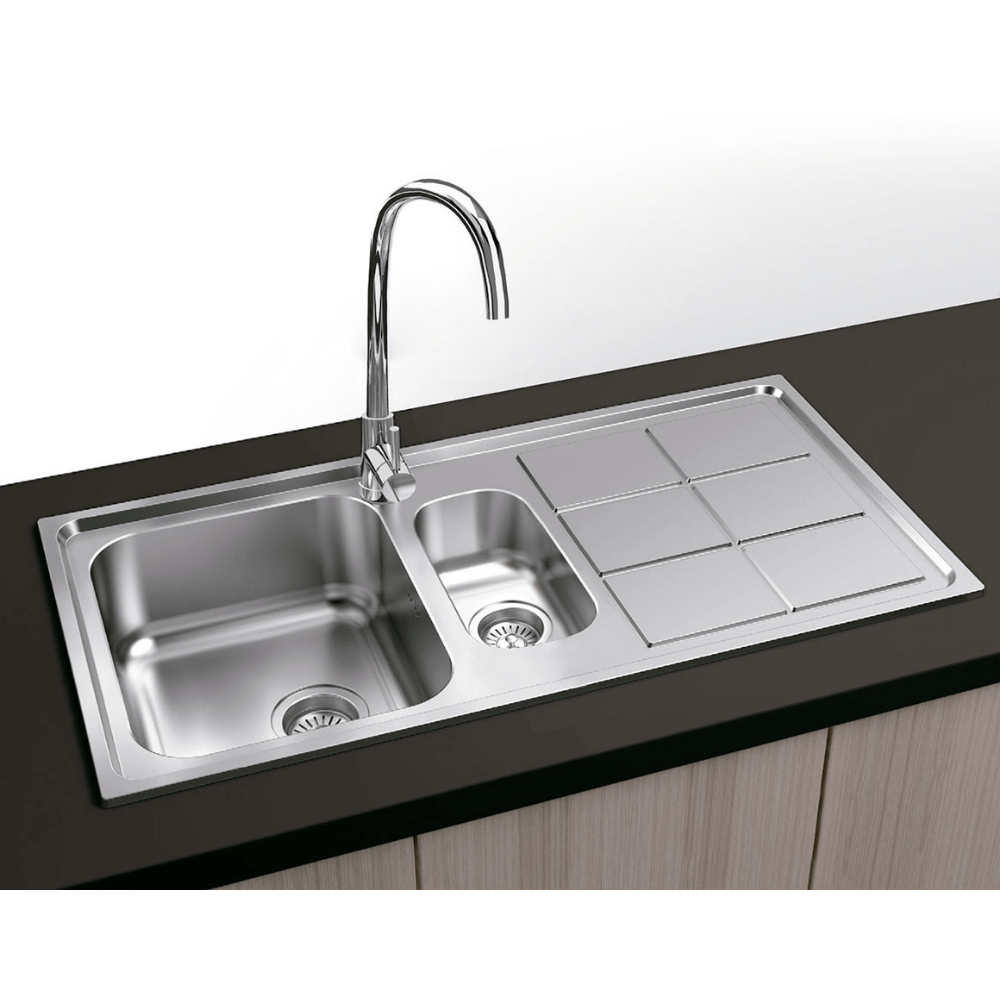 Inset Kitchen Sink Cubo (SBSD) - Premium Kitchen from Ctesi - Just GH₵2240! Shop now at Kimo Group