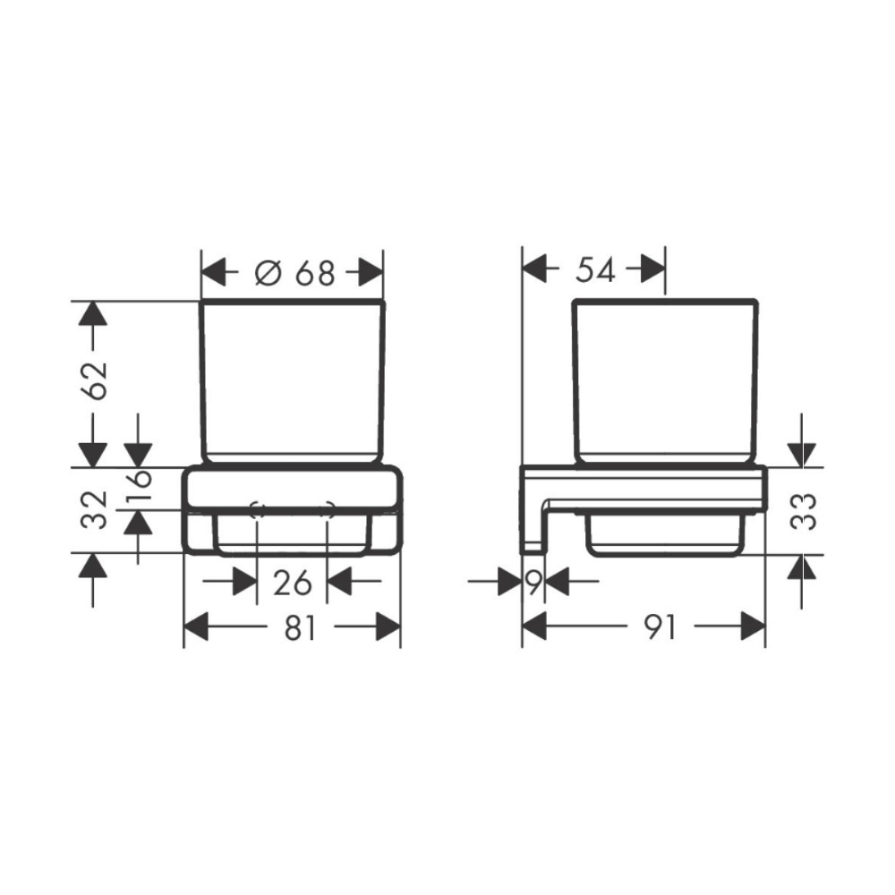 AddStoris Toothbrush Tumbler - Premium Accessories from Hansgrohe - Just GH₵880! Shop now at Kimo Group