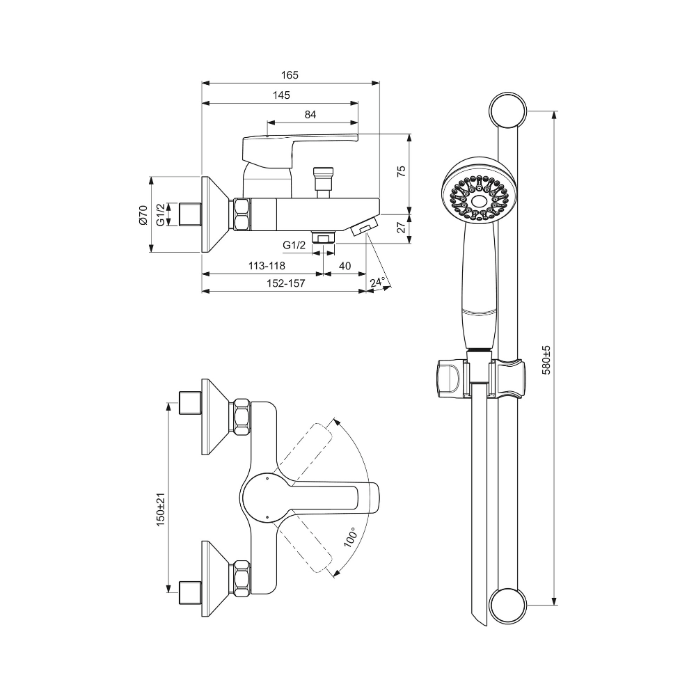 IdealStream Shower Kit - Premium Showers from Ideal Standard - Just GH₵1600! Shop now at Kimo Group