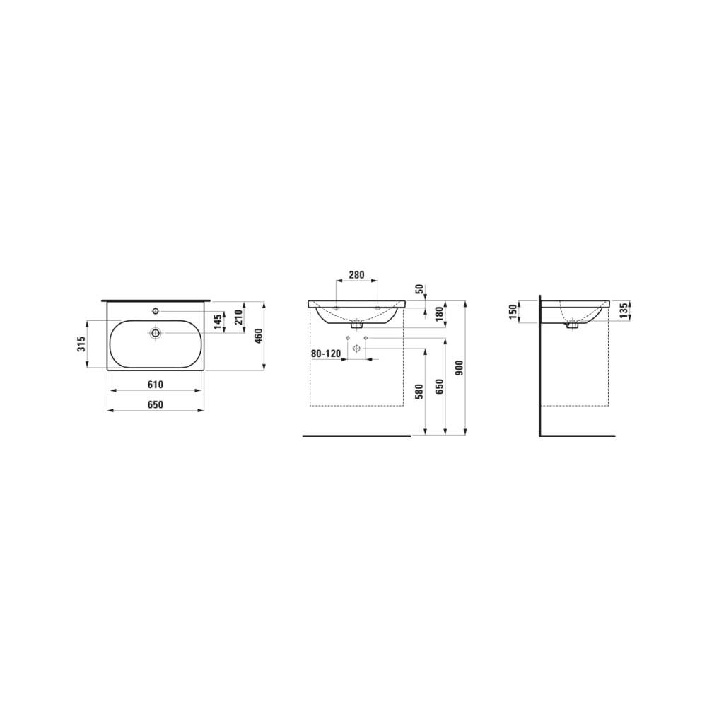Laufen LUA Basin - Premium Basins from Laufen - Just GH₵1870! Shop now at Kimo Group