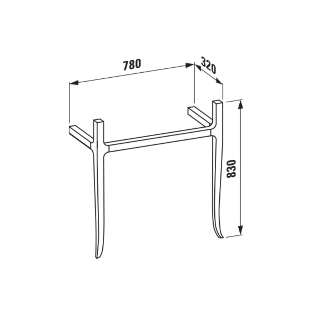 New Classic Wood-Feet Vanity - Premium Furniture & Mirrors from Laufen - Just GH₵45595! Shop now at Kimo Group