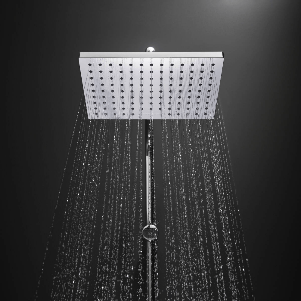 Vernis Shape Showerpipe with Spout - Premium Showers from Hansgrohe - Just GH₵6250! Shop now at Kimo Group