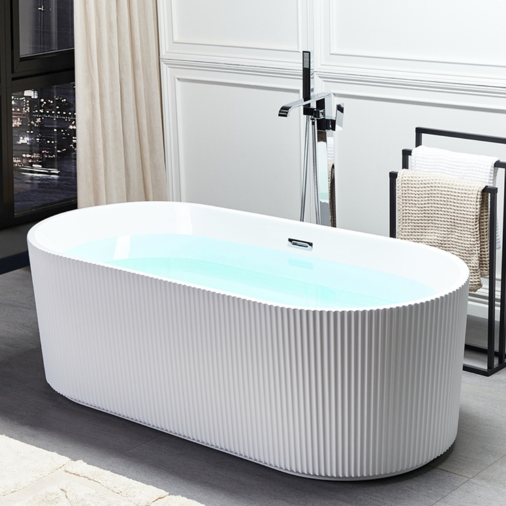 Harp Freestanding Bathtub - Premium Baths from Tona - Just GHS12745! Shop now at Kimo in Ghana