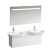 Ino White 140cm Vanity Unit with LED Mirror and 2 Drawers - Premium Furniture & Mirrors from Laufen - Just GH₵38995! Shop now at Kimo Group