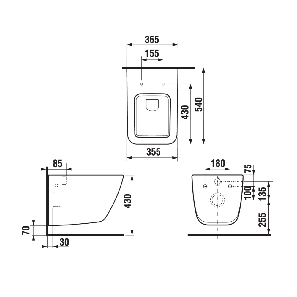 Cubito Wall Hung WC - Premium Toilets from Jika - Just GHS3250! Shop now at Kimo in Ghana