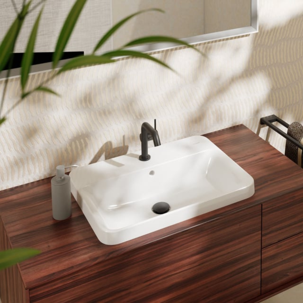 Xuniva Q Counter Drop-In Basin - Premium Basin from Hansgrohe - Just GH₵1385! Shop now at Kimo Group