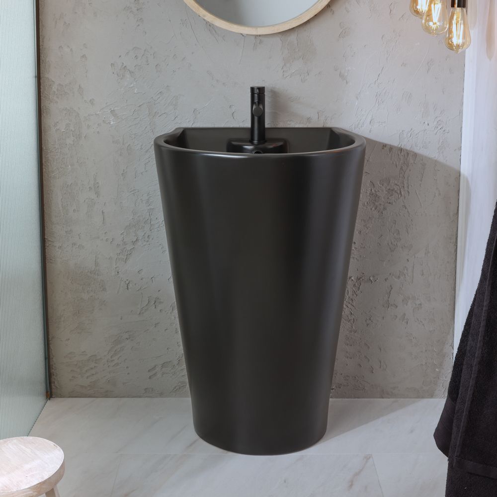 Free Standing Basin - Black - Premium Basins from Kimo Group - Just GH₵3550! Shop now at Kimo Group