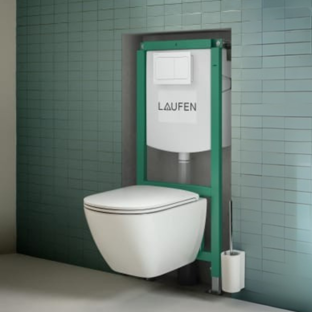 IneoLink Half Frame Concealed Tank Without Flush Plate - Premium Toilets from Laufen - Just GH₵3195! Shop now at Kimo Group