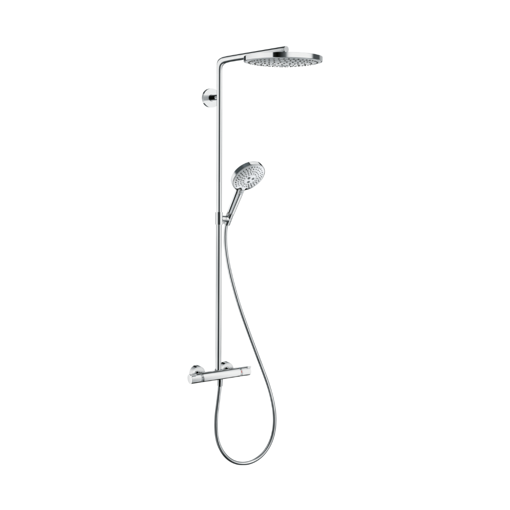 Raindance Select S 240 2jet Thermostat Showerpipe - Premium Showers from Hansgrohe - Just GHS16500! Shop now at Kimo in Ghana